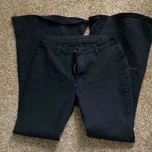 Flare black jeans